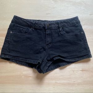 Forever 21-Short shorts, Black. Women’s US 31.